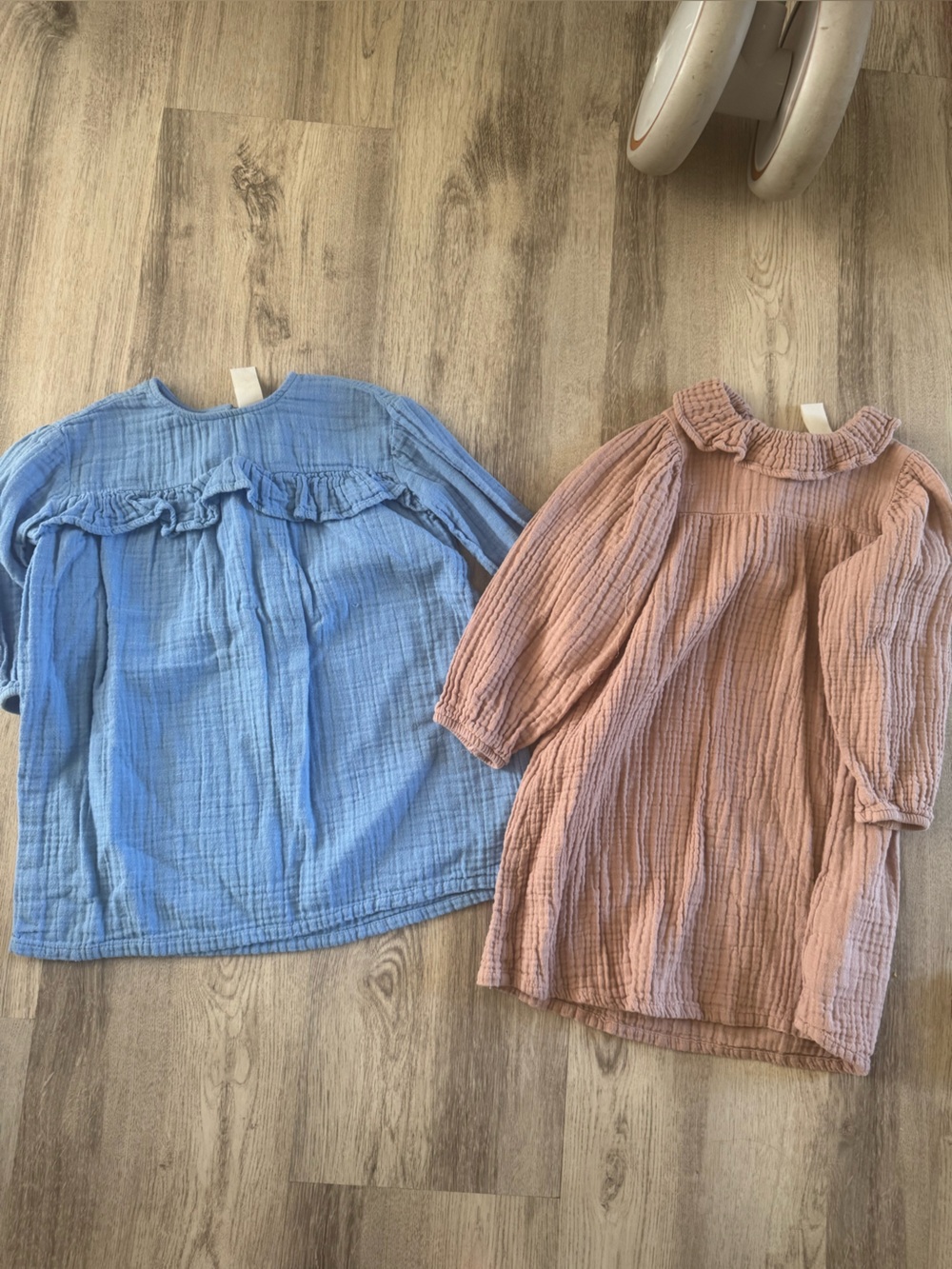 Kids Long Sleeve Mauve - Brand Not Shown muslin dress H&M size 4
